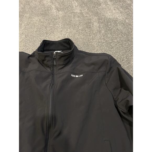 Food Lion Worker Jacket Black Rain Coat Size 4XL - Picture 2 of 4